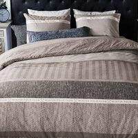 Rivièra Maison Happy winter Taupe dekbedovertrek beige