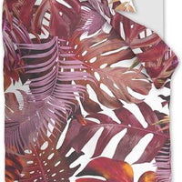 Ambiante Noëlle Red dekbedovertrek - eenpersoons 140 x 200/220 cm - Rood roze