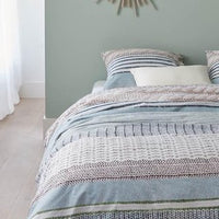 Ariadne at Home Embrace Blue Green dekbedovertrek blauw zonder kussensloop