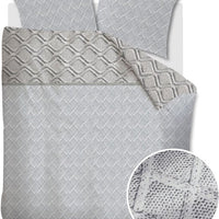 Rivièra Maison Warmness Grey dekbedovertrek grijs
