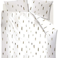 Marjolein Bastin Veder Natural dekbedovertrek wit NL 1 persoons (140 x 200/220cm)