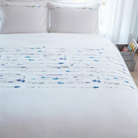 Marjolein Bastin Lavandula Blue dekbedovertrek wit NL 1 persoons (140 x 200/220cm)