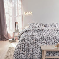 Foto van een Ariadne At Home by Beddinghouse Warmly Dekbedovertrek - Eenpersoons - 140x200/220 - Naturel ean nummer: 8715769671799
