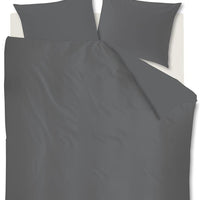Beddinghouse Basic anthracite dekbedovertrek grijs NL 1 persoons (140 x 200/220cm)