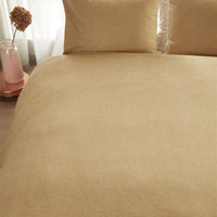 Beddinghouse Frost Gold dekbedovertrek - Eenpersoons - 140x200/220 cm - goud / oker