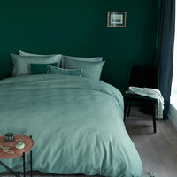 Foto van een Beddinghouse Frost Dekbedovertrek - Lits-Jumeaux - 240x200/220 - Groen ean nummer: 8715769842724