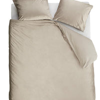 Foto van een At Home by Beddinghouse Tender Dekbedovertrek - Eenpersoons - 140x200/220 - Grijs ean nummer: 8715769891227