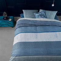 Foto van een Beddinghouse Durness Dekbedovertrek - Tweepersoons - 200x200/220 - Blauw ean nummer: 8719931016746
