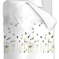 Foto van een Marjolein Bastin Papilio Dekbedovertrek - Eenpersoons - 140x200/220 - Naturel ean nummer: 8719931035075