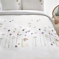 Foto van een Marjolein Bastin Papilio Dekbedovertrek - Lits-Jumeaux - 240x200/220 - Naturel ean nummer: 8719931035099