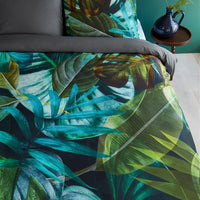 Foto van een Beddinghouse Botanico Dekbedovertrek - Tweepersoons - 200x200/220 - Groen ean nummer: 8719931060343