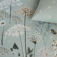 Foto van een Ariadne At Home by Beddinghouse Wind Dekbedovertrek - Eenpersoons - 140x200/220 - Groen ean nummer: 8719931094393