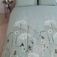 Foto van een Ariadne At Home by Beddinghouse Wind Dekbedovertrek - zonder kussensloop - Eenpersoons - 140x200/220 - Groen ean nummer: 8719931094393