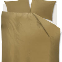 Beddinghouse Organic Basic Ochre dekbedovertrek ochre zonder kussensloop