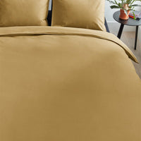 Beddinghouse Organic Basic Ochre dekbedovertrek ochre NL Lits-jumeaux (240 x 200/220 cm)