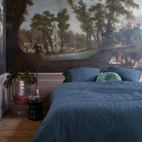 Foto van een At Home by Beddinghouse Easy Dekbedovertrek - Tweepersoons - 200x200/220 - Blauw ean nummer: 8719931206697