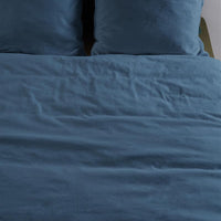 Foto van een At Home by Beddinghouse Easy Dekbedovertrek - Tweepersoons - 200x200/220 - Blauw ean nummer: 8719931206697