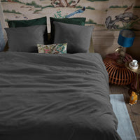 Foto van een At Home by Beddinghouse Easy Dekbedovertrek - Tweepersoons - 200x200/220 - Grijs ean nummer: 8719931206918