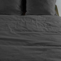 Foto van een At Home by Beddinghouse Easy Dekbedovertrek - Tweepersoons - 200x200/220 - Grijs ean nummer: 8719931206918