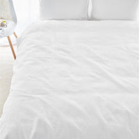 Beddinghouse Wave White dekbedovertrek wit NL 1 persoons (140 x 200/220cm)