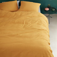 Beddinghouse Wave Ochre dekbedovertrek ochre NL 1 persoons (140 x 200/220cm)