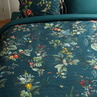 Foto van een Pip Studio Fall in Leaf Dekbedovertrek - Lits-Jumeaux - 240x200/220 - Donker Blauw ean nummer: 8719931264383