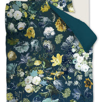 Foto van een Kardol Eta Doro Dekbedovertrek - Eenpersoons - 140x200/220 - Petrol ean nummer: 8719931270179