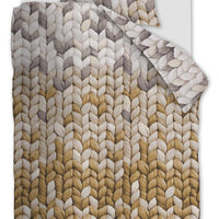 Ariadne at Home Nisa Ochre dekbedovertrek ochre zonder kussensloop