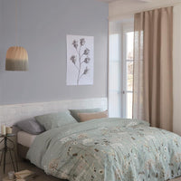 Foto van een Ariadne At Home by Beddinghouse Flowers Dekbedovertrek - Lits-Jumeaux - 240x200/220 - Groen ean nummer: 8719931318918