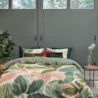 Beddinghouse Hosta Green dekbedovertrek groen NL 1 persoons (140 x 200/220cm)