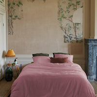 Foto van een At Home by Beddinghouse Easy Dekbedovertrek - Eenpersoons - 140x200/220 - Roze ean nummer: 8719931394967