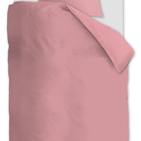 Foto van een At Home by Beddinghouse Easy Dekbedovertrek - Eenpersoons - 140x200/220 - Roze ean nummer: 8719931394967