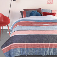 Beddinghouse Lian Blue dekbedovertrek blauw NL Lits-jumeaux (240 x 200/220 cm)