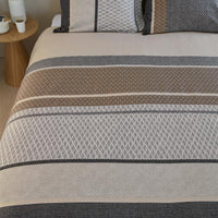 Beddinghouse Lian Grey dekbedovertrek beige NL Lits-jumeaux (240 x 200/220 cm)