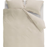 Foto van een Beddinghouse Organic Basic Dekbedovertrek - Lits-Jumeaux - 240x200/220 - Zand ean nummer: 8719931400026