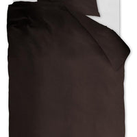 Foto van een Ambiante Cotton Uni Dekbedovertrek - Eenpersoons - 140x200/220 - Bruin ean nummer: 8719931433482