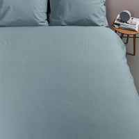 Ambiante Cotton Uni Blue dekbedovertrek blauw NL 2 persoons (200 x 200/220 cm)