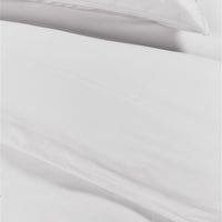 Foto van een Ambiante Cotton Uni Dekbedovertrek - Tweepersoons - 200x200/220 - Wit ean nummer: 8719931434595