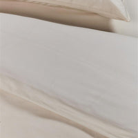 Ambiante Cotton Uni Sand dekbedovertrek beige NL Lits-jumeaux (260 x 200/220 cm)