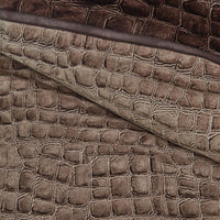 Rivièra Maison Croco Green dekbedovertrek groen NL 1 persoons (140 x 200/220cm)