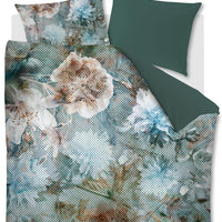 Kardol Erode Blue Green dekbedovertrek blauw NL Lits-jumeaux (240 x 200/220 cm)