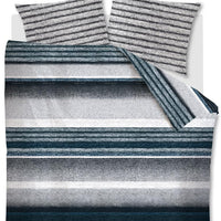 Rivièra Maison Mohair Blue dekbedovertrek blauw NL 2 persoons (200 x 200/220 cm)