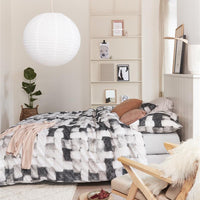 Ariadne at Home Comfort_Black White dekbedovertrek wit NL Lits-jumeaux (240 x 200/220 cm)