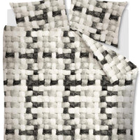 Ariadne at Home Comfort_Black White dekbedovertrek wit NL Lits-jumeaux (240 x 200/220 cm)
