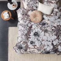 Foto van een Beddinghouse Black Garden Dekbedovertrek - Lits-Jumeaux - 240x200/220 - Naturel ean nummer: 8719931486402