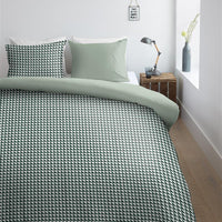 Ambiante Faas Grey Green dekbedovertrek grijs NL 1 persoons (140 x 200/220cm)