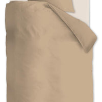 Beddinghouse Organic basic gold dekbedovertrek goud NL 1 persoons (140 x 200/220cm)