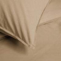 Beddinghouse Organic basic gold dekbedovertrek goud NL 1 persoons (140 x 200/220cm)