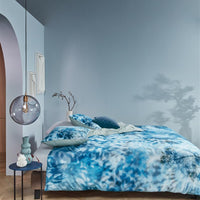 Foto van een Kardol Ombre Dekbedovertrek - Eenpersoons - 140x200/220 - Blauw Grijs ean nummer: 8719931577735