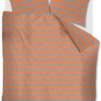 Foto van een vtwonen Bold Stripe Dekbedovertrek - Lits-Jumeaux - 240x200/220 - Perzik ean nummer: 8719931577896